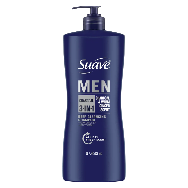 Men's Charcoal 3-in-1 Shampoo Conditioner & Body Wash - Image 11