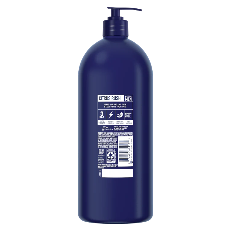 Men's Citrus Rush 3-in-1 Shampoo, Conditioner, &  Body Wash - Image 14