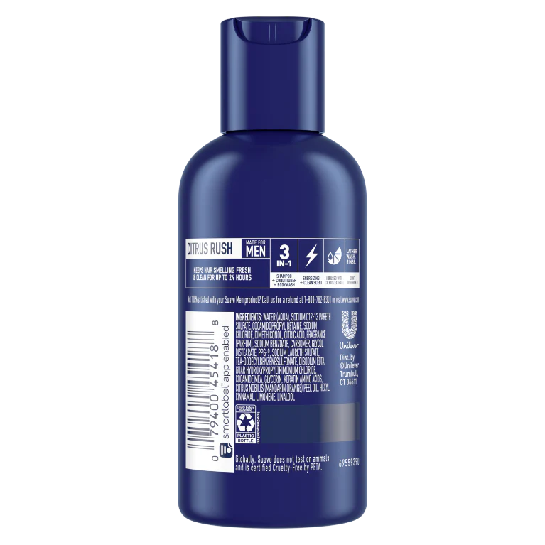 Men's Citrus Rush 3-in-1 Shampoo, Conditioner, &  Body Wash - Image 16