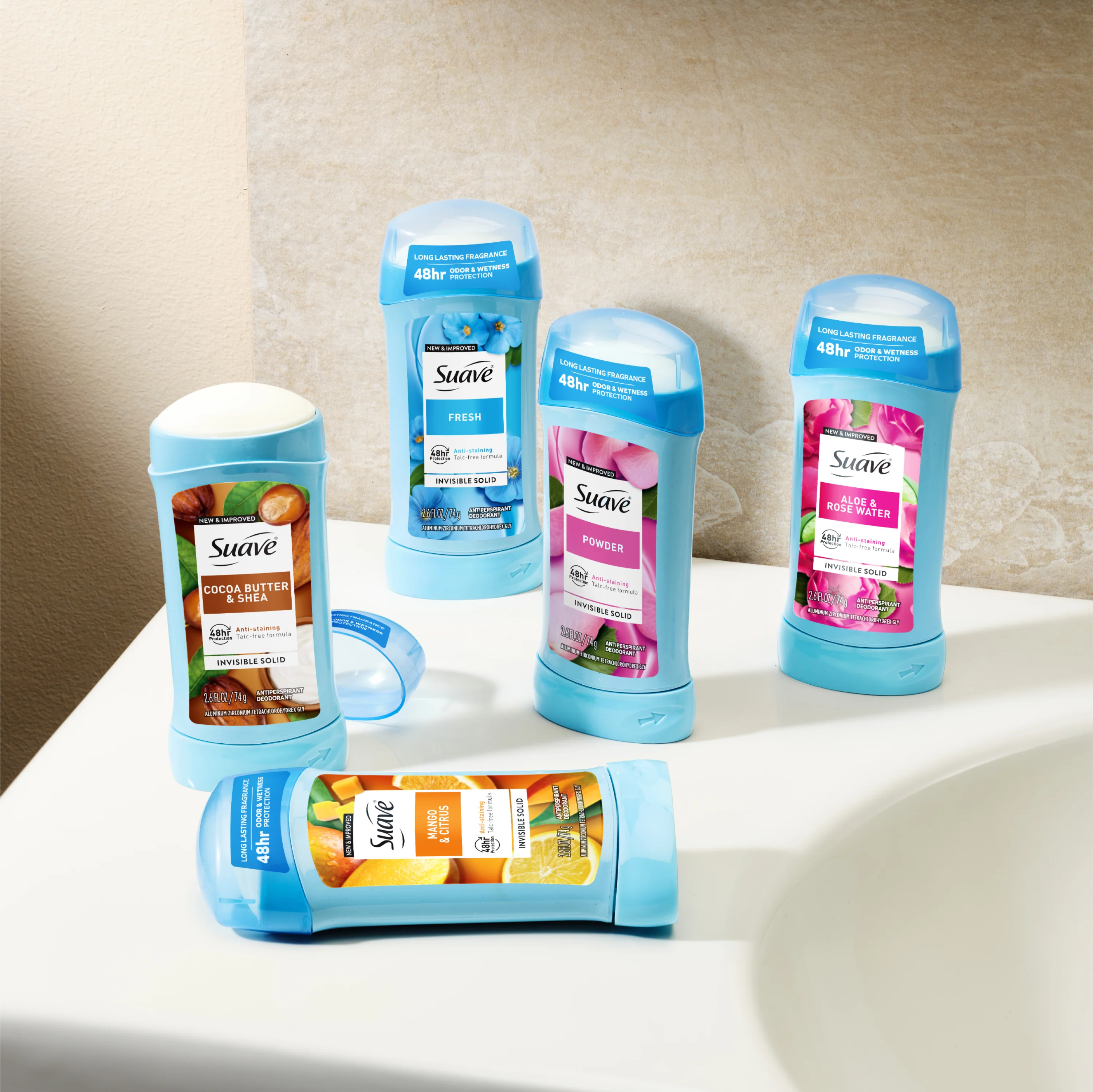 Powder Invisible Solid Antiperspirant Deodorant Stick - Image 6