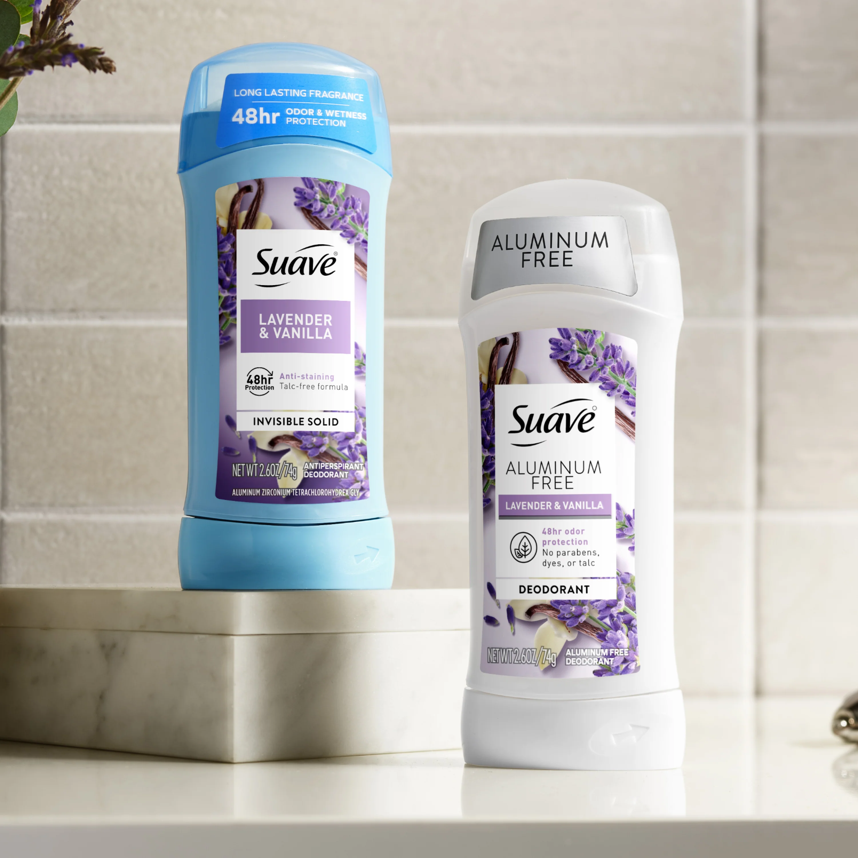 Lavender & Vanilla Invisible Solid Antiperspirant Deodorant Stick - Image 6