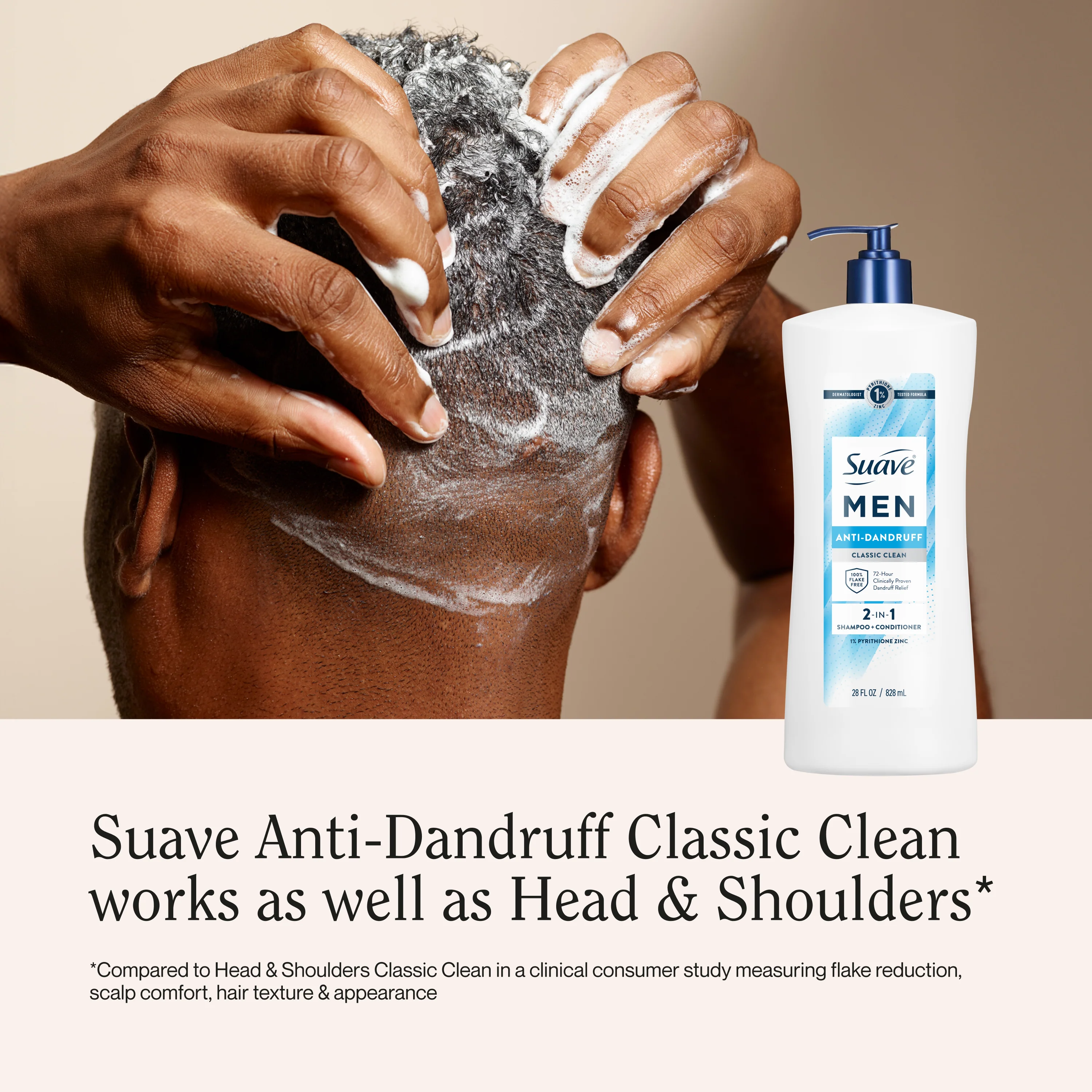 Classic Clean Men's 2-in1 Anti Dandruff Shampoo & Conditioner - Image 8